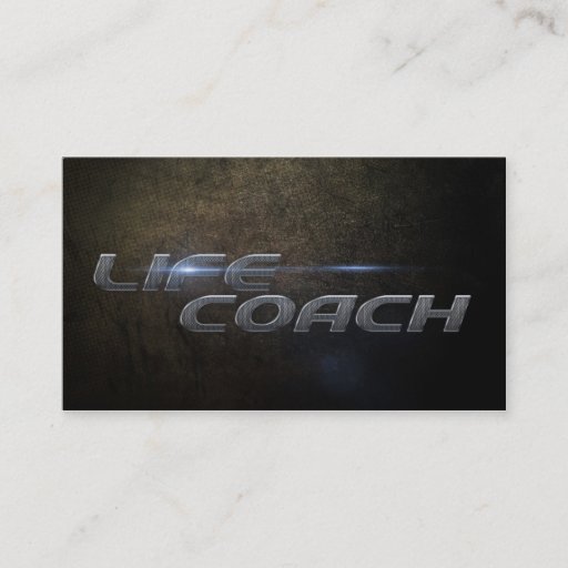 Customizable Life Coach business card