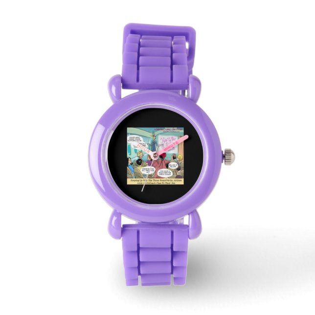 Life Coach Class Airlines Funny Womens Watch (Front)