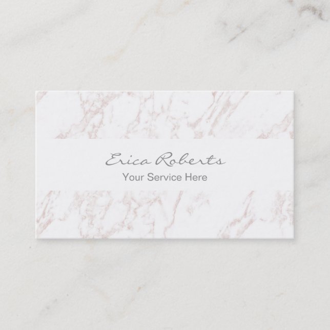 Life Coach Counselor Elegant Marble Background Business Card (Front)