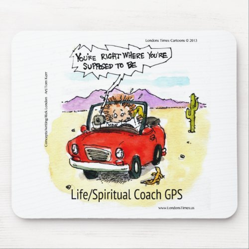 Life Coach GPS Mouse Pad