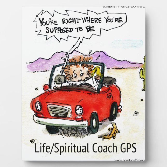 Life Coach GPS Plaque (Front)