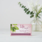 Life Coach I Personal Goals Spiritual Counseling Business Card (Standing Front)