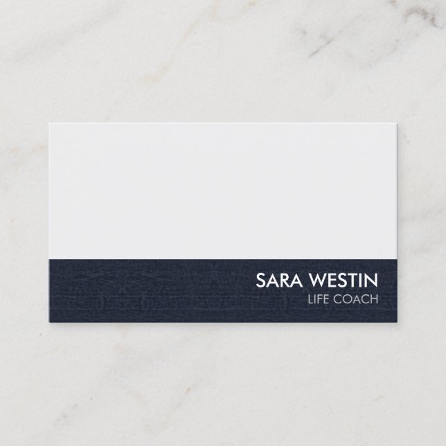 Life Coach Mentor Personal Help Business Card (Front)