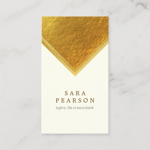 Life Coach Personal Services Gold Edge Elegant Business Card