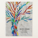 Life Coach Personalized Planner<br><div class="desc">This unique Planner is decorated with a print of a mosaic tree made of tiny pieces of brightly colored glass. Easily customizable with your name, occupation and the year. Use the Customize Further option to change the text size, style or color if you wish. Because we create our own artwork...</div>