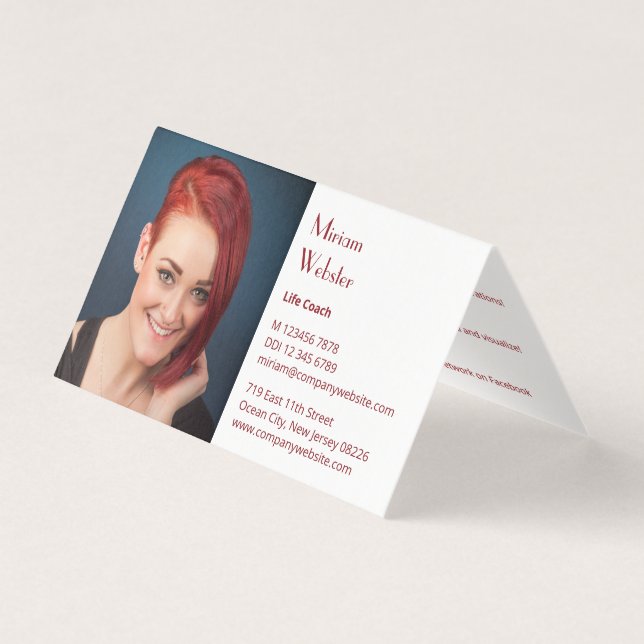 Life Coach Professional Networking (Front)