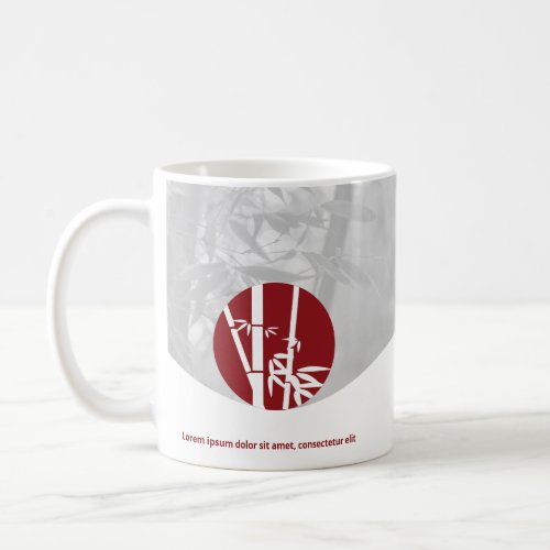 Life Coach Red  Grey Promotional Product  Coffee Mug