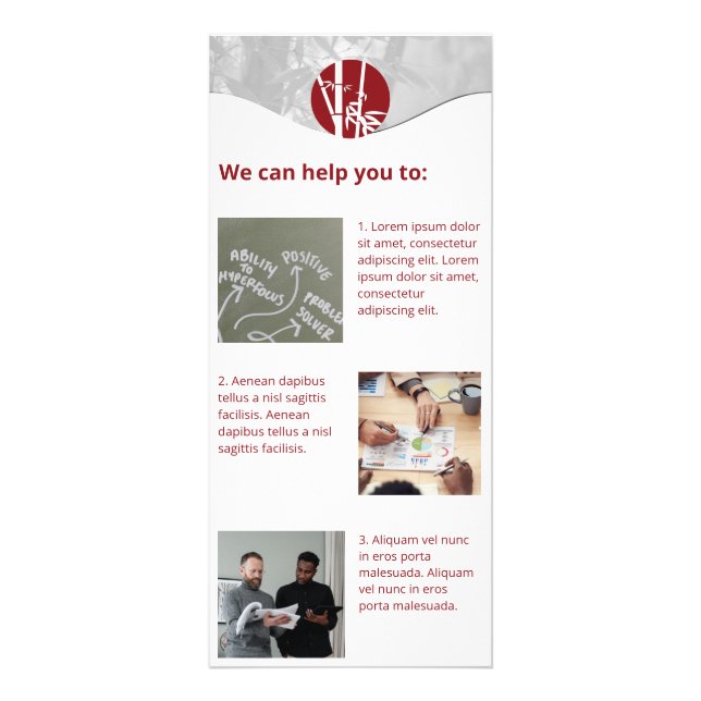 Life Coach Small Business Best Friend Rack Card (Front)