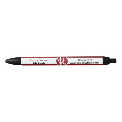 Life Coach Small Business Marketing Promotional Bl Black Ink Pen