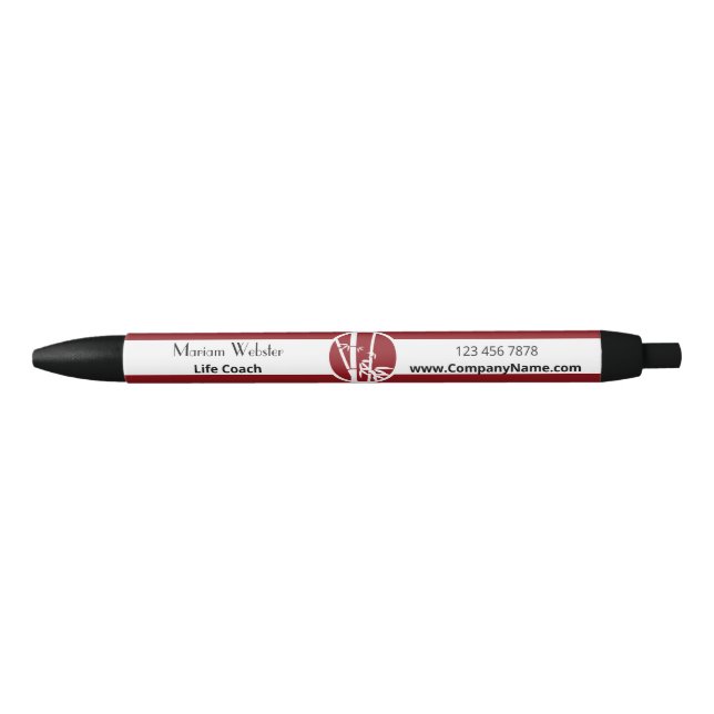 Life Coach Small Business Marketing Promotional Bl Pen (Front)