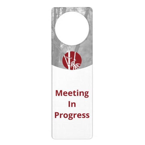 Life Coach Small Business Meeting In Progress Door Hanger