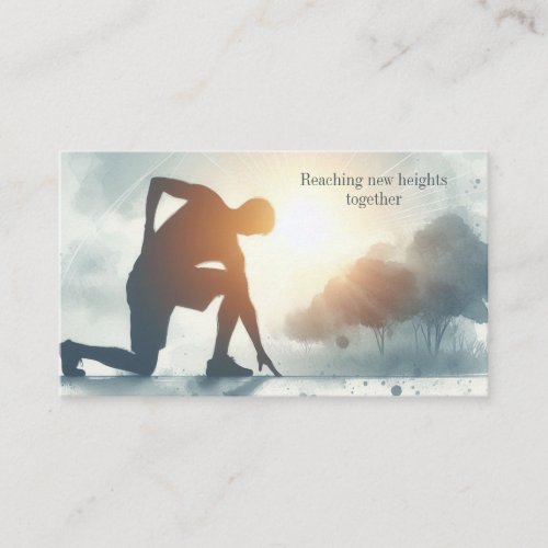 Life Coach Sport Trainer Quote Business Card