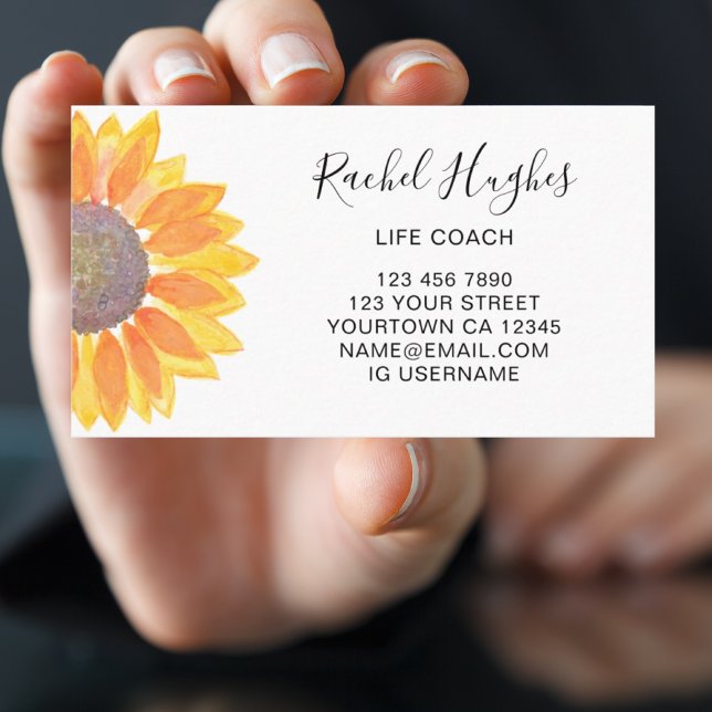 Life Coach Stylish Business Card (Creator Uploaded)
