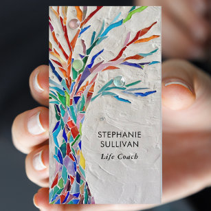 Life Coach Tree Of Life Business Card