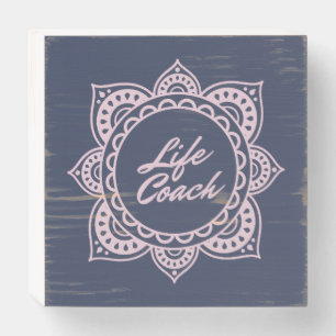 Life Coach Wooden Box Sign
