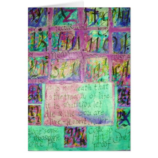 LIfe Collage Cards (Front)