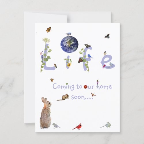 Life Coming to our home soon_baby shower invite