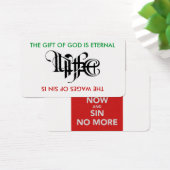 Life / Death Ambigram Card (Desk)