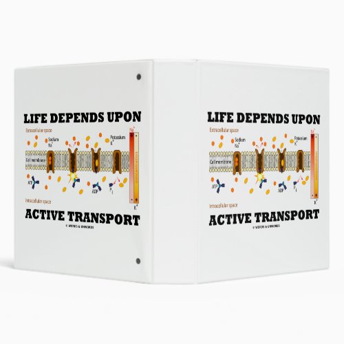 Life Depends Upon Active Transport Na_K Pump 3 Ring Binder