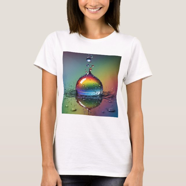 Life Droplet  T-Shirt (Front)