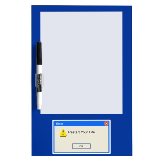 Life Error Dry Erase Board (Front)