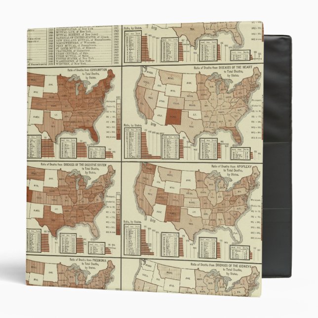 life expectency for men 3 ring binder (Front/Inside)