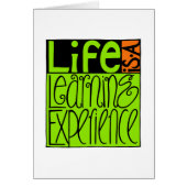 Life Experience Card (Front)