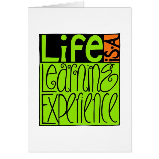 Life Experience Card (Front)