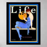 Life Magazine Cover Flapper 1926 Poster | Zazzle