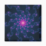 Life Flower Fractal Art Magnet