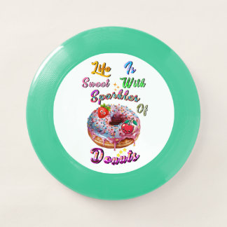 Life Flyingdisc Is Sweet With Sparkles Of Donuts Wham-O Frisbee