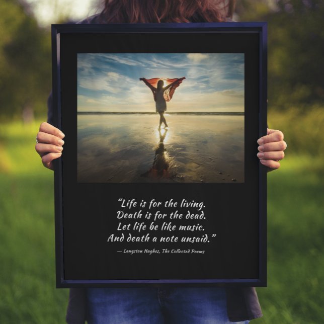 Life for the Living Langston Hughes Poster (Creator Uploaded)