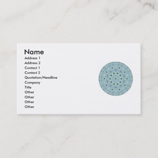 Customizable Life Force Mandela  Business Cards