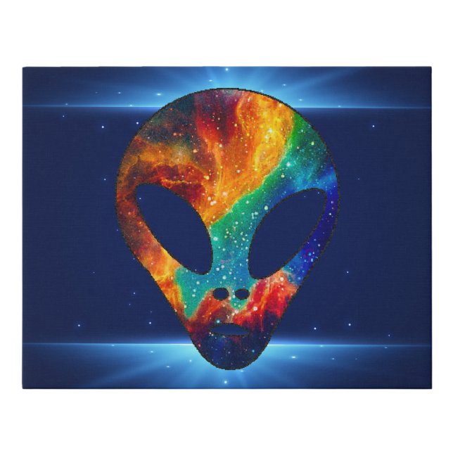 Life Form or Demon Faux Canvas Print (Front)