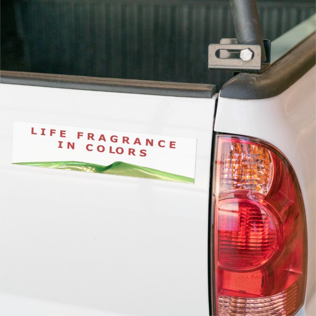 Life Fragrance in color potpourri Bumper Sticker (On Truck)