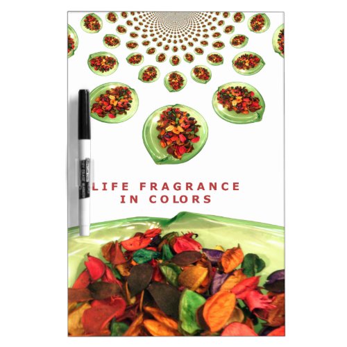 Life Fragrance in color potpourri Dry_Erase Board