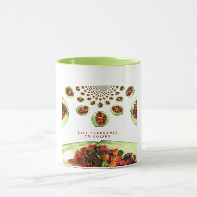 Life Fragrance in color potpourri Mug (Center)