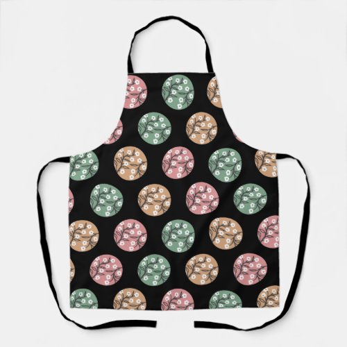 Life Geometric Nature Pattern Art Apron