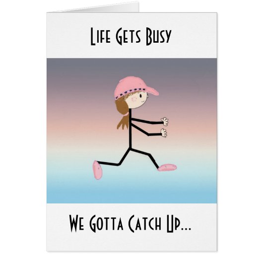 Life Gets Busy - Runner Cards (Front)