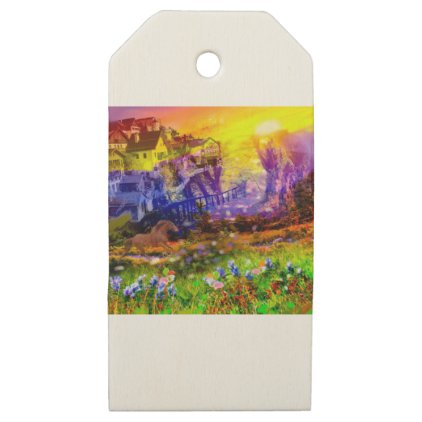 Life goes on. wooden gift tags