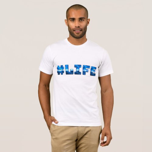 Life Graphic Tee _ Trendy Social Media Design