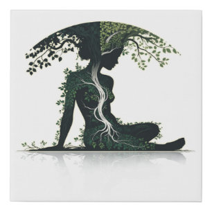 Life & Growth Faux Canvas Print