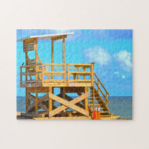 Life Guard Stand Florida. Jigsaw Puzzle