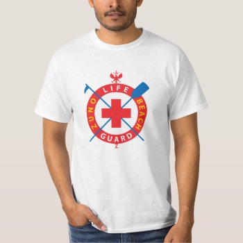 Life Guard T-shirt by ZunoDesign at Zazzle