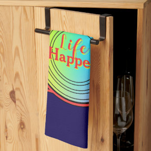 Life Happens Camera Image Kitchen Towel