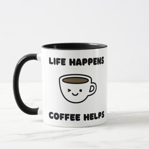 life happens coffee helps mug