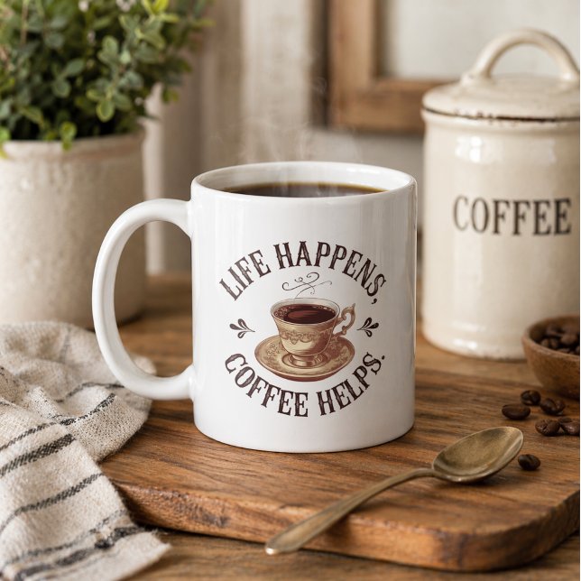 Life Happens, Coffee Helps Mug (Creator Uploaded)
