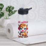Life Happens Coffee Helps  Water Bottle