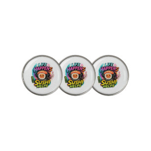 Life happens Sushi helps Golf Ball Marker