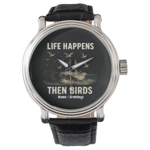 Life Happens Then Birds Funny Seagull Quote Nature Watch